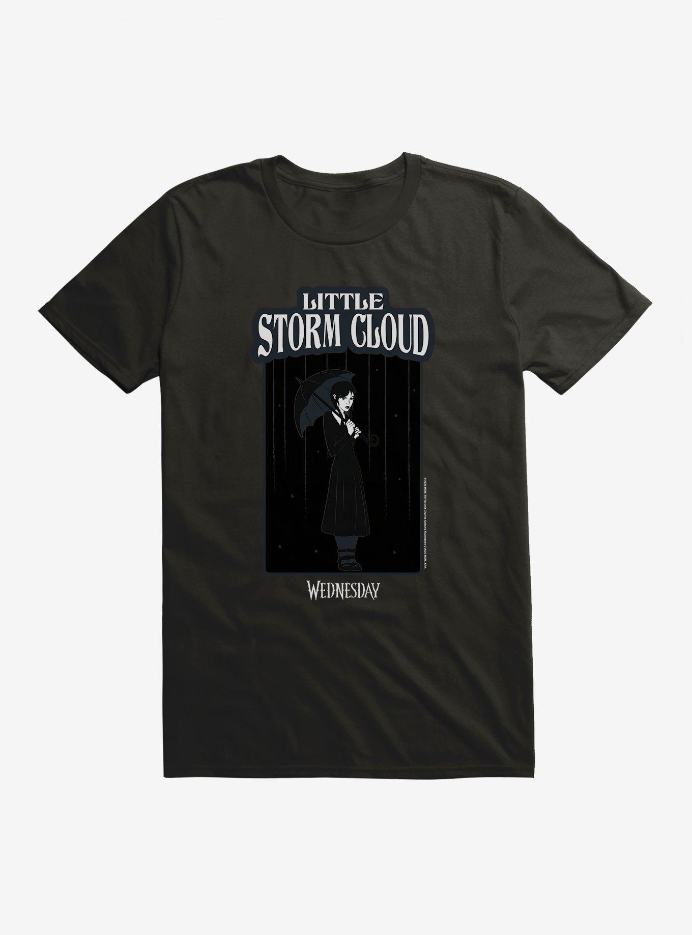 Wednesday Little Storm Cloud Portrait T-Shirt, , hi-res