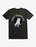 Wednesday The Thing Very Hands On T-Shirt, BLACK, hi-res
