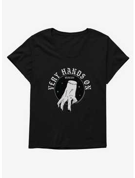 Wednesday The Thing Very Hands On Womens T-Shirt Plus Size, , hi-res