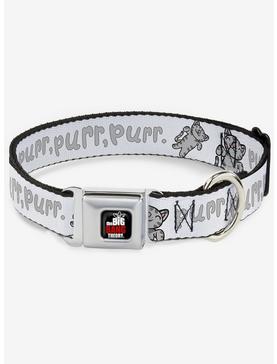 The Big Bang Theory Soft Kitty Purr Purr Purr Seatbelt Buckle Dog Collar, , hi-res