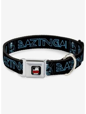 The Big Bang Theory Sheldon Bazinga Seatbelt Buckle Dog Collar, , hi-res