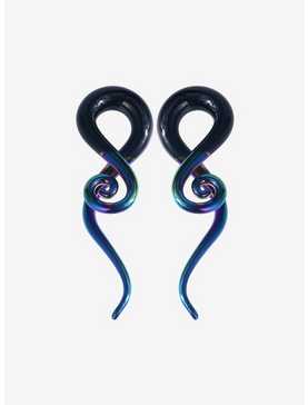 Glass Anodized Rainbow Swirl Taper 2 Pack, , hi-res