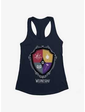 Wednesday Nevermore Academy Crest Icons Girls Tank, , hi-res