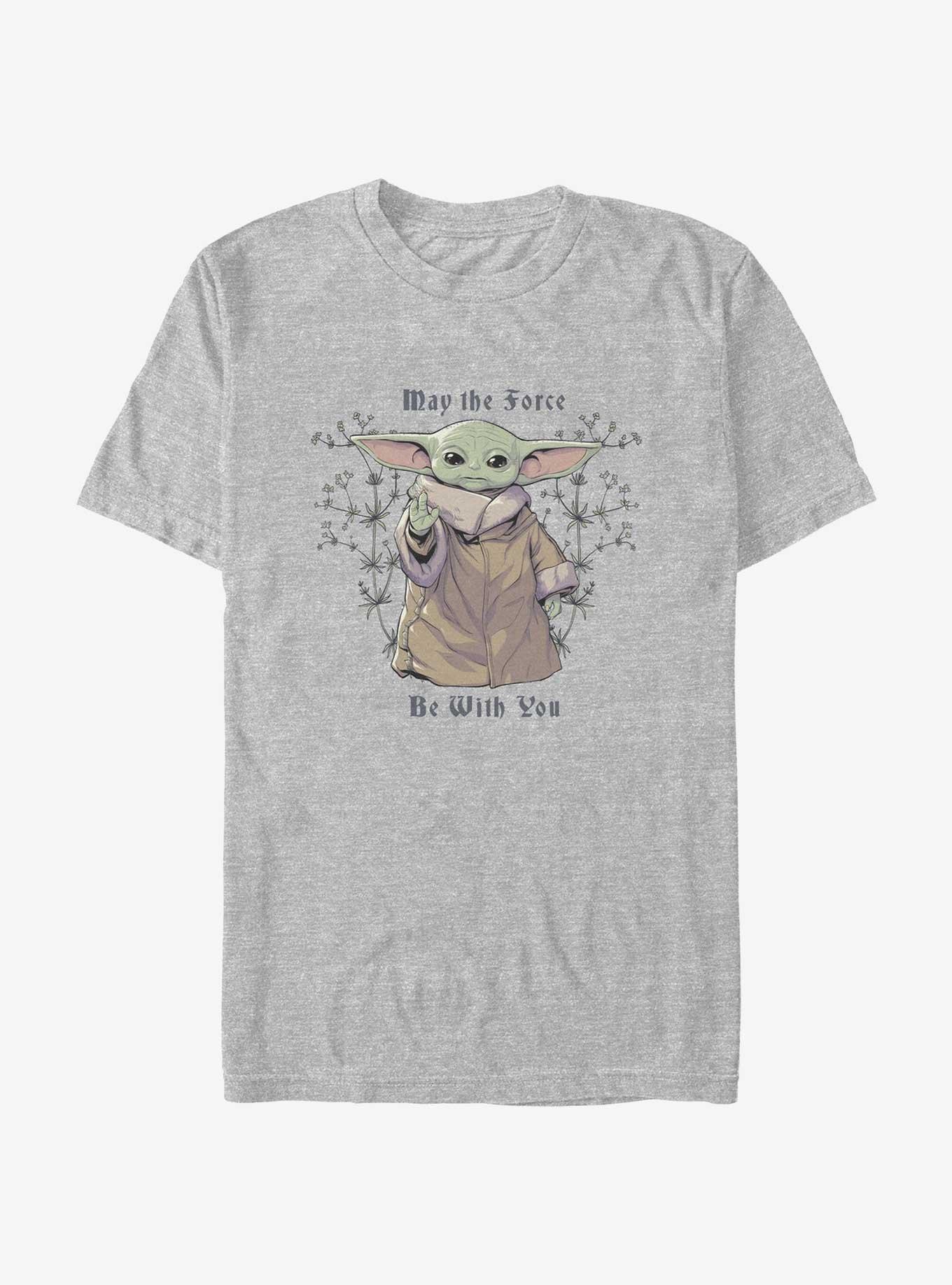 Star Wars The Mandalorian Wildflower Child Force Be With You T-Shirt, , hi-res