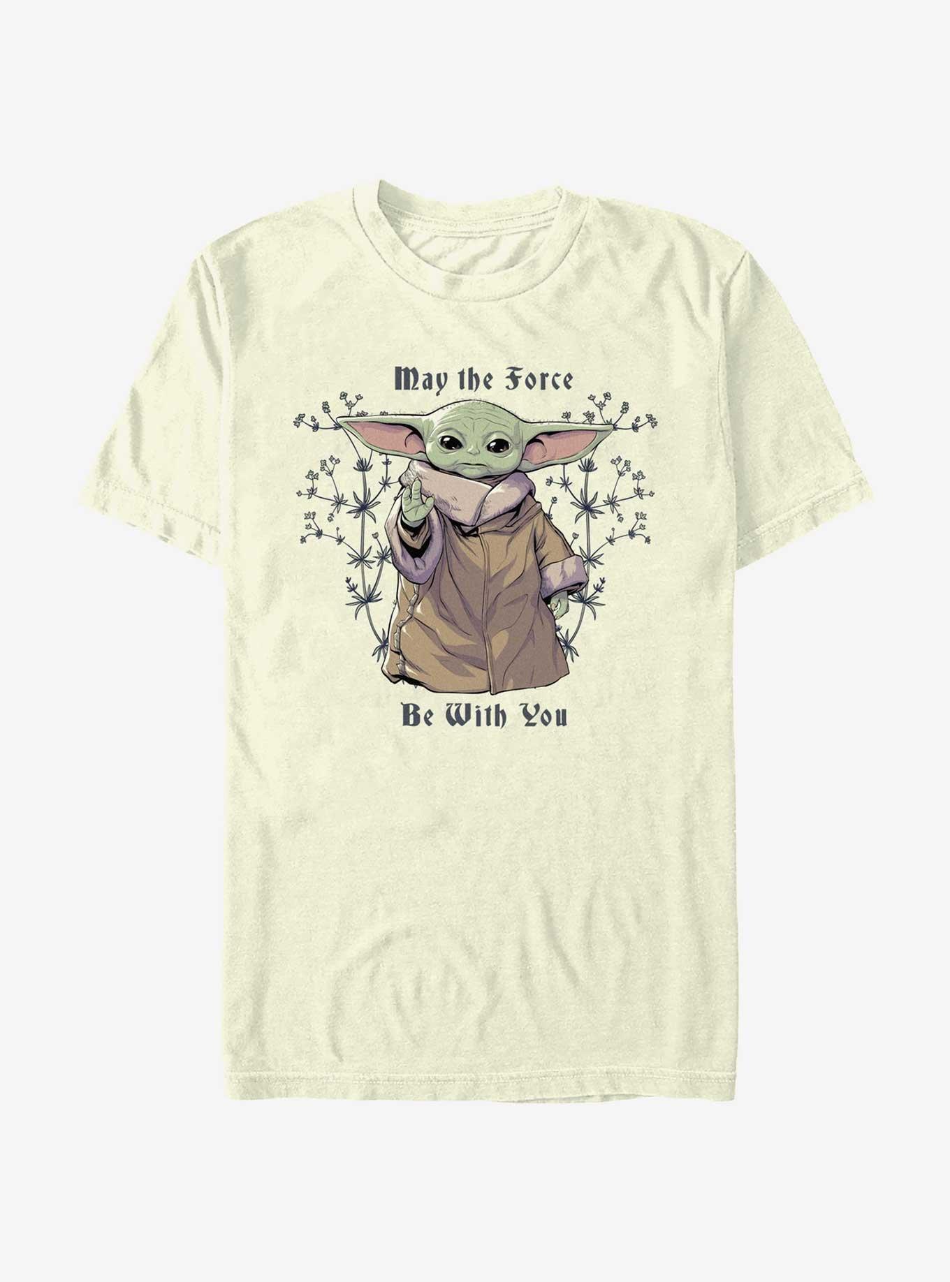 Star Wars The Mandalorian Wildflower Child Force Be With You T-Shirt, , hi-res