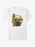 Star Wars The Mandalorian The Child Spray Paint T-Shirt, WHITE, hi-res