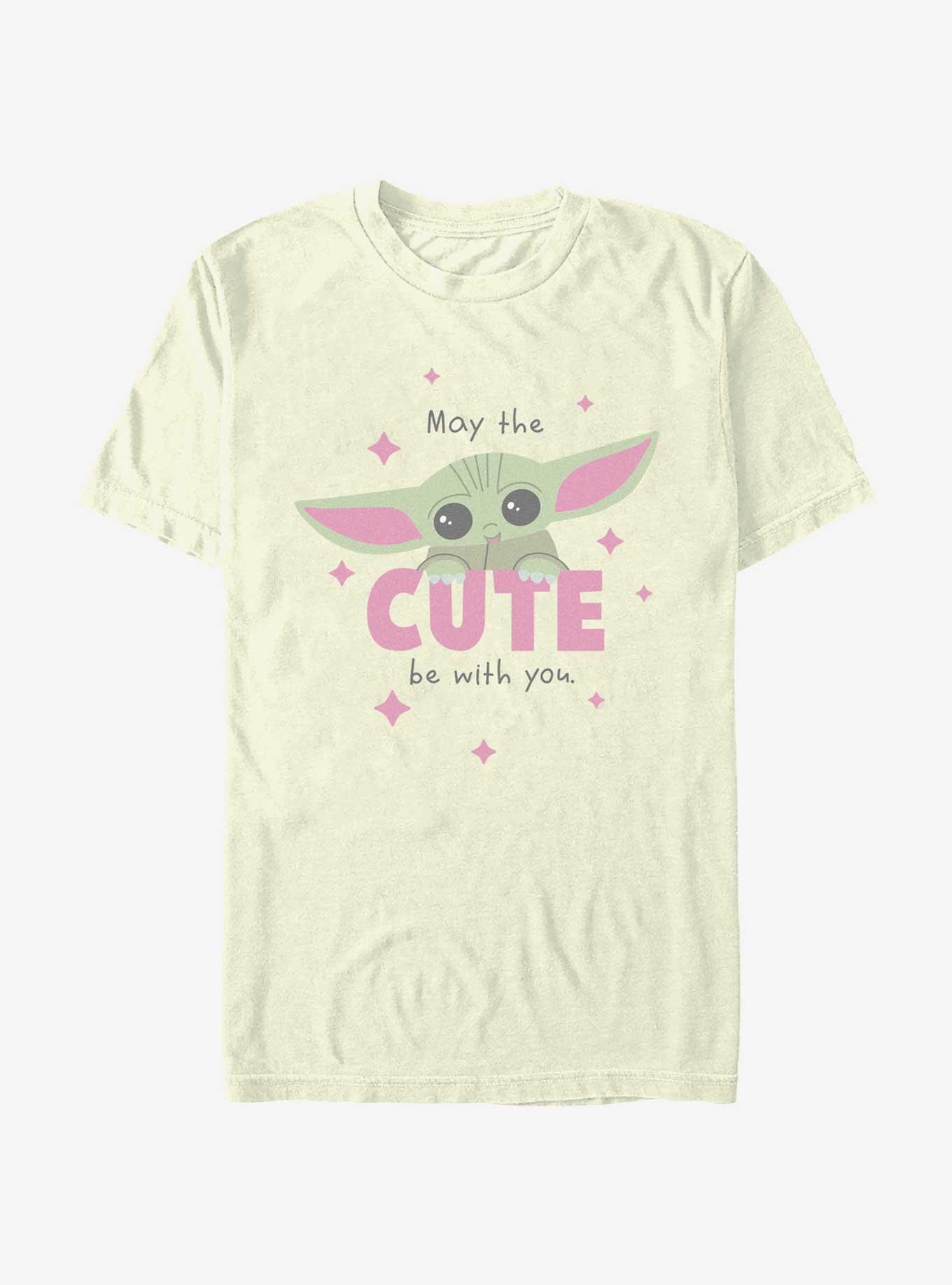 Star Wars The Mandalorian May The Cute Be With You T-Shirt, , hi-res