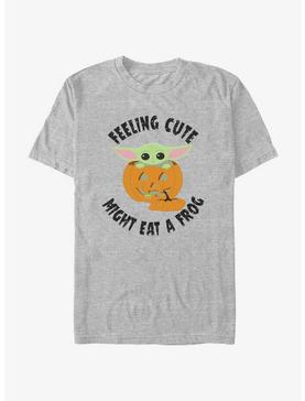 Star Wars The Mandalorian Pumpkin Grogu Feeling Cute T-Shirt, , hi-res