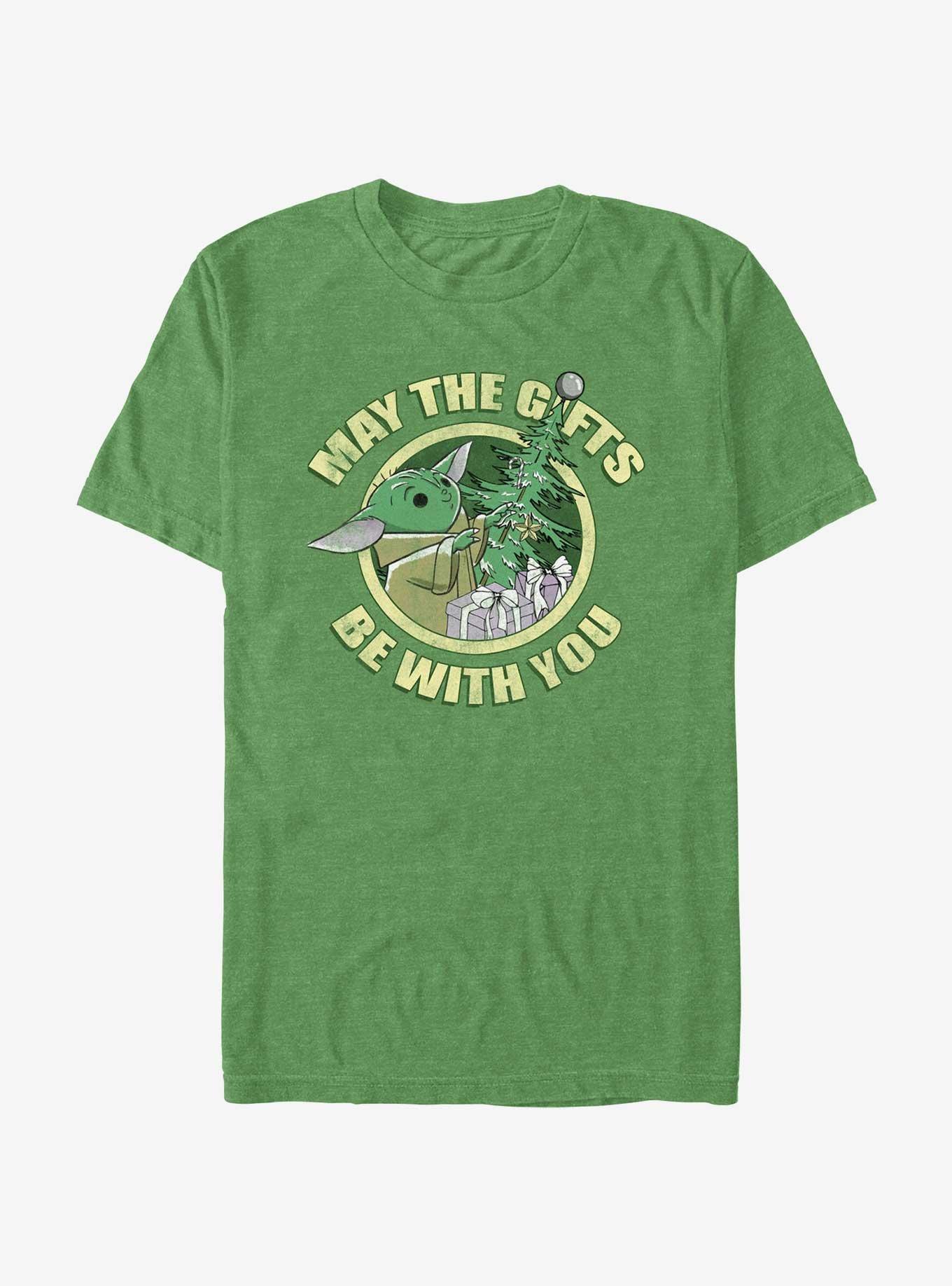 Star Wars The Mandalorian Grogu May The Gifts Be With You T-Shirt, , hi-res