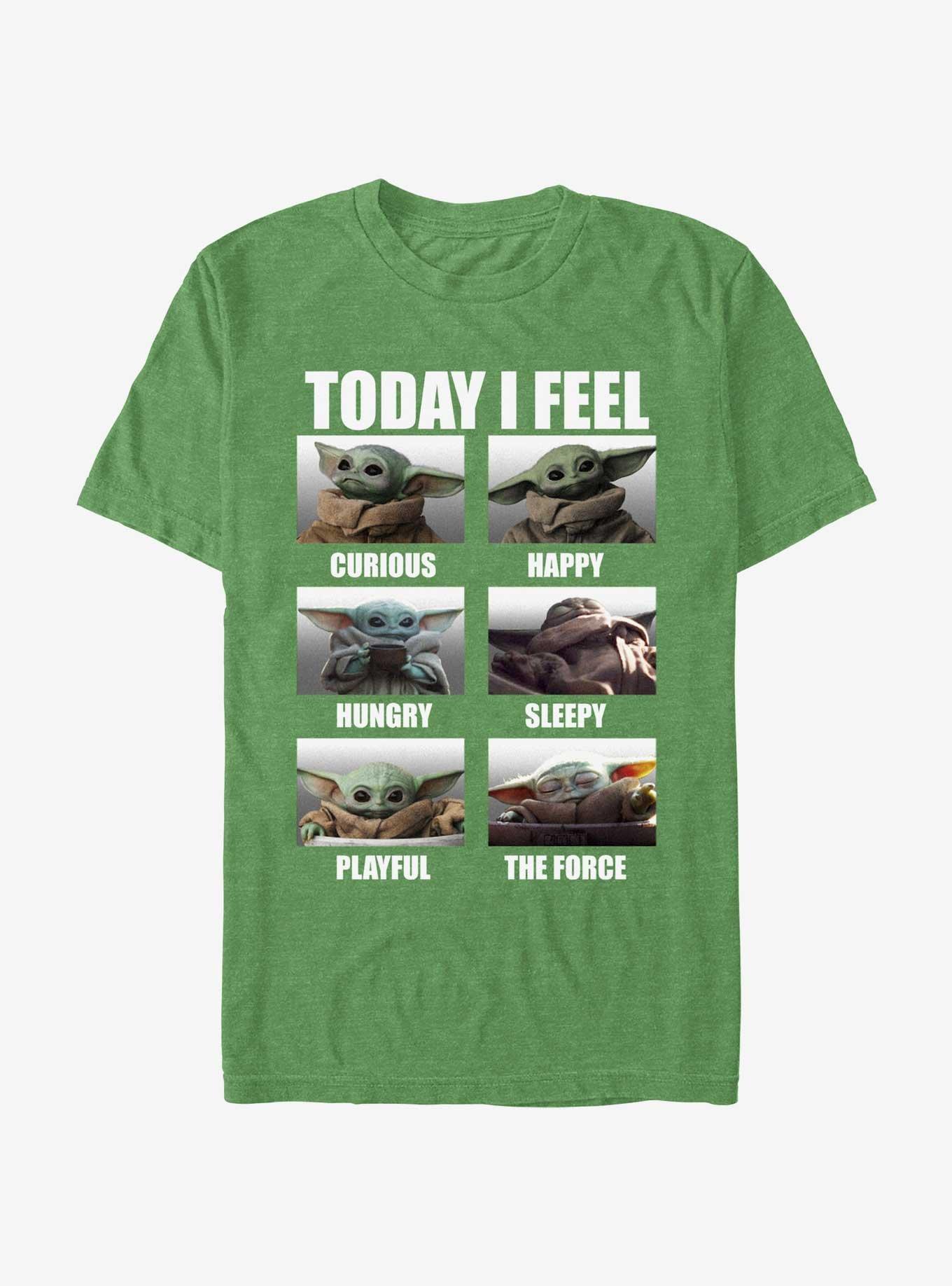 Star Wars The Mandalorian Today I Feel T-Shirt, KEL HTR, hi-res