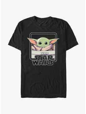 Star Wars The Mandalorian Grogu Framed Logo T-Shirt, , hi-res