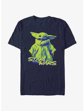 Star Wars The Mandalorian Grogu Paint Logo T-Shirt, , hi-res