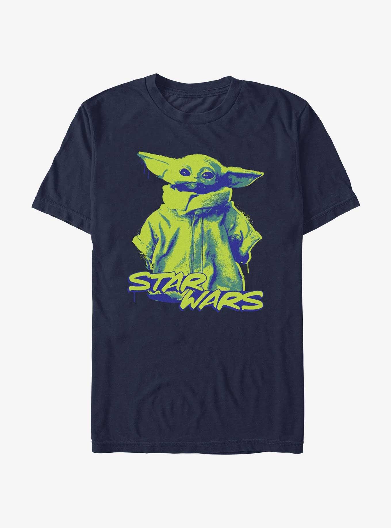 Star Wars The Mandalorian Grogu Paint Logo T-Shirt, , hi-res