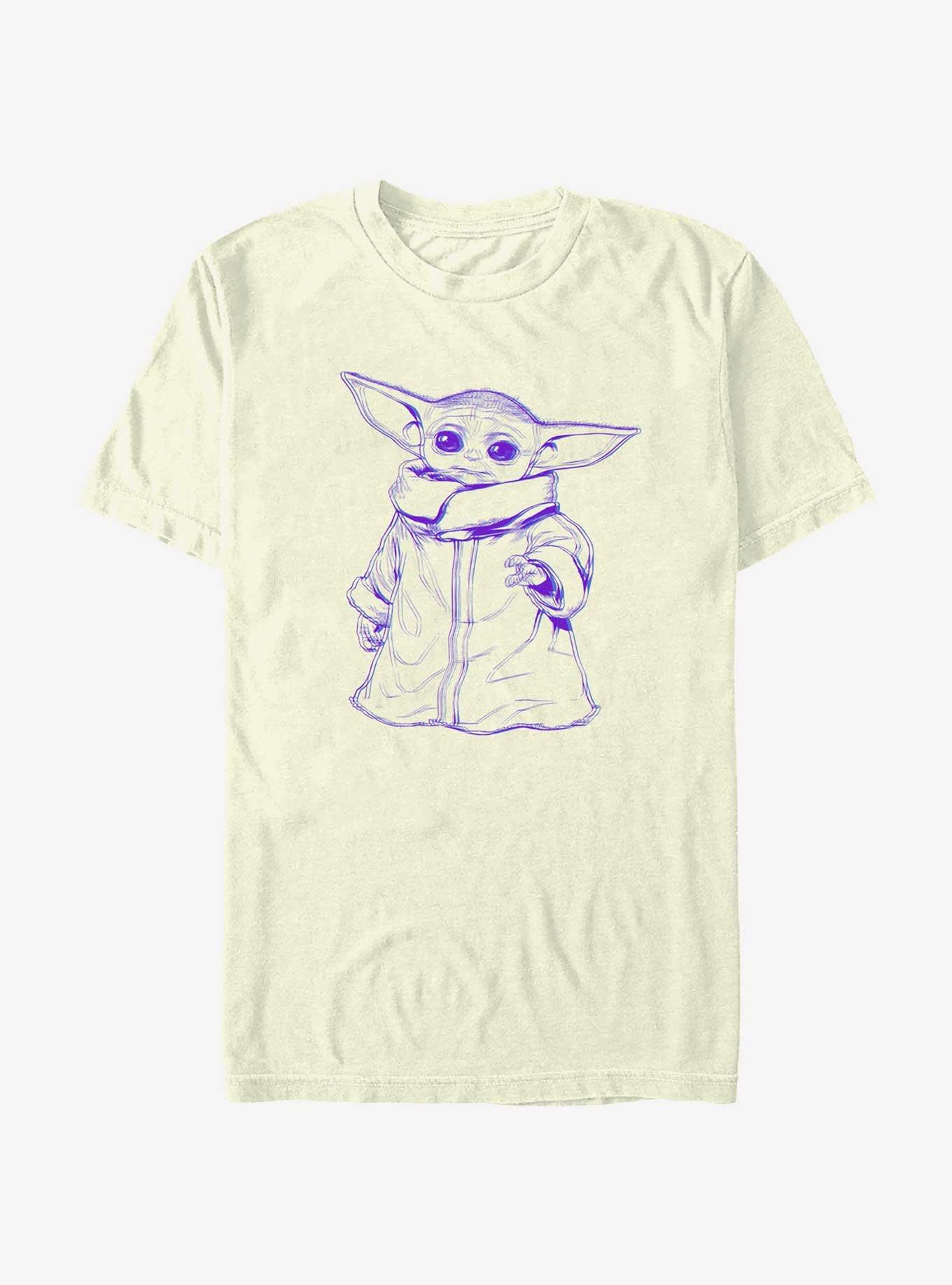 Star Wars The Mandalorian Grogu Sketch T-Shirt