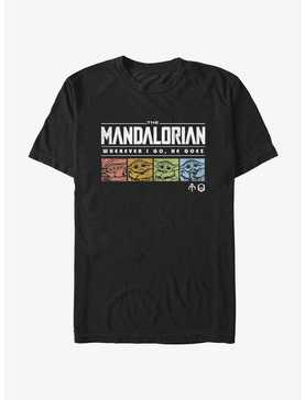 Star Wars The Mandalorian Retro Pop Logo T-Shirt, , hi-res