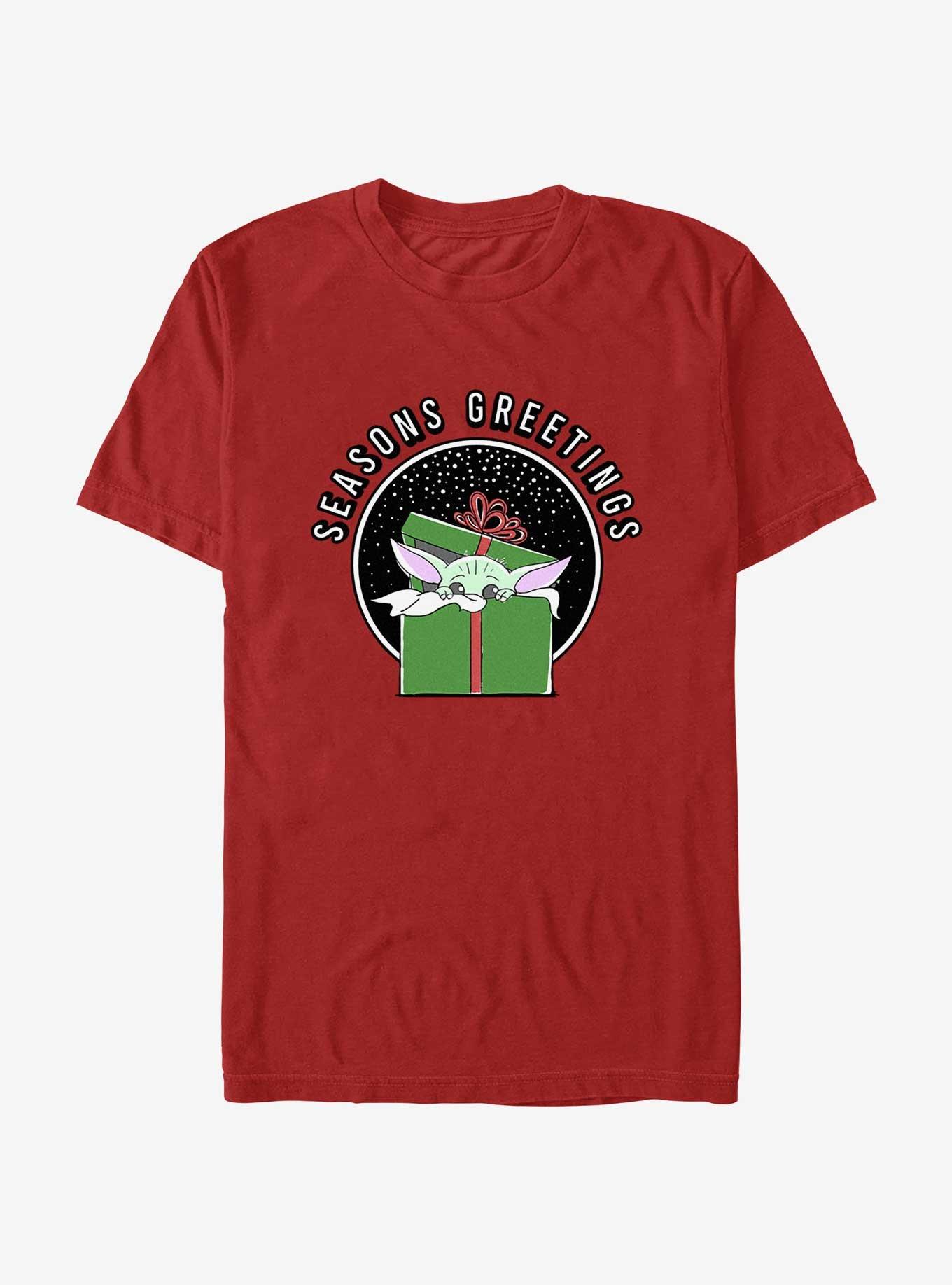 Star Wars The Mandalorian Seasons Greetings Gift T-Shirt, , hi-res