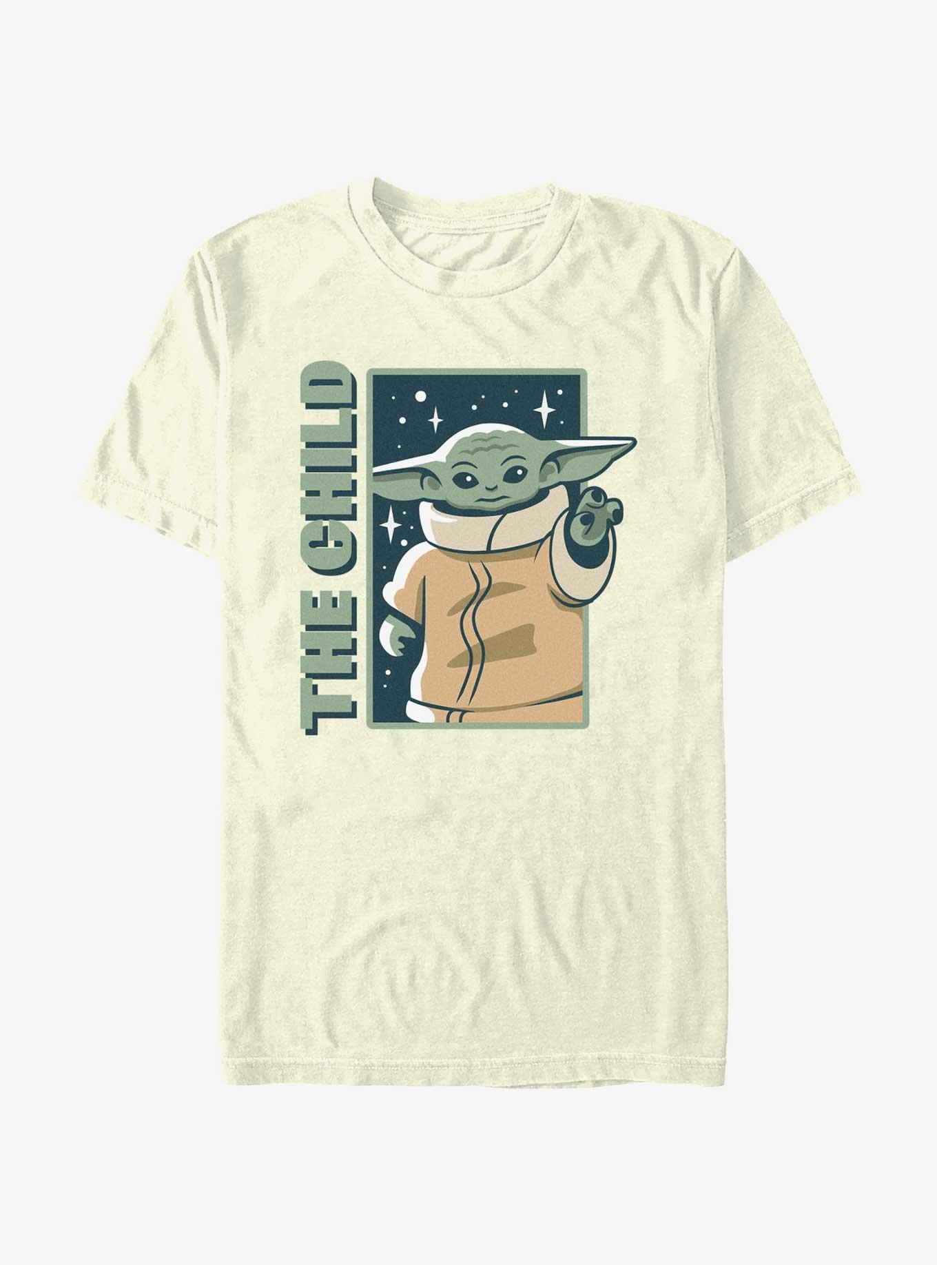 Star Wars The Mandalorian Star Child T-Shirt, NATURAL, hi-res