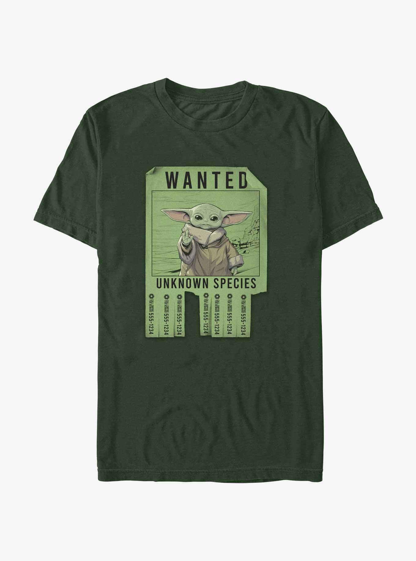 Star Wars The Mandalorian Wanted Unknown Species Extra Soft T-Shirt, , hi-res