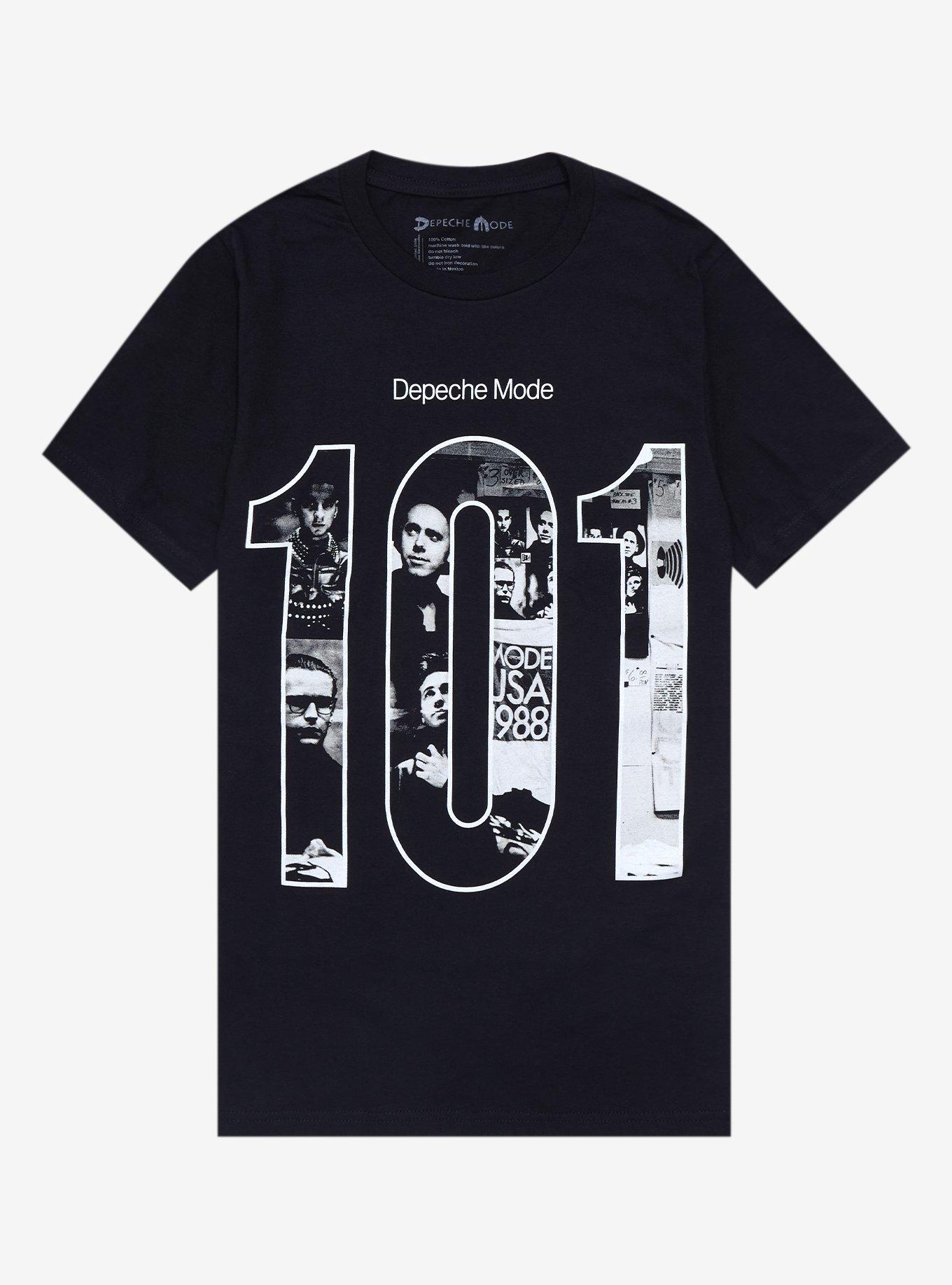 Depeche Mode 101 Live Album Boyfriend Fit Girls T-Shirt, BLACK, hi-res
