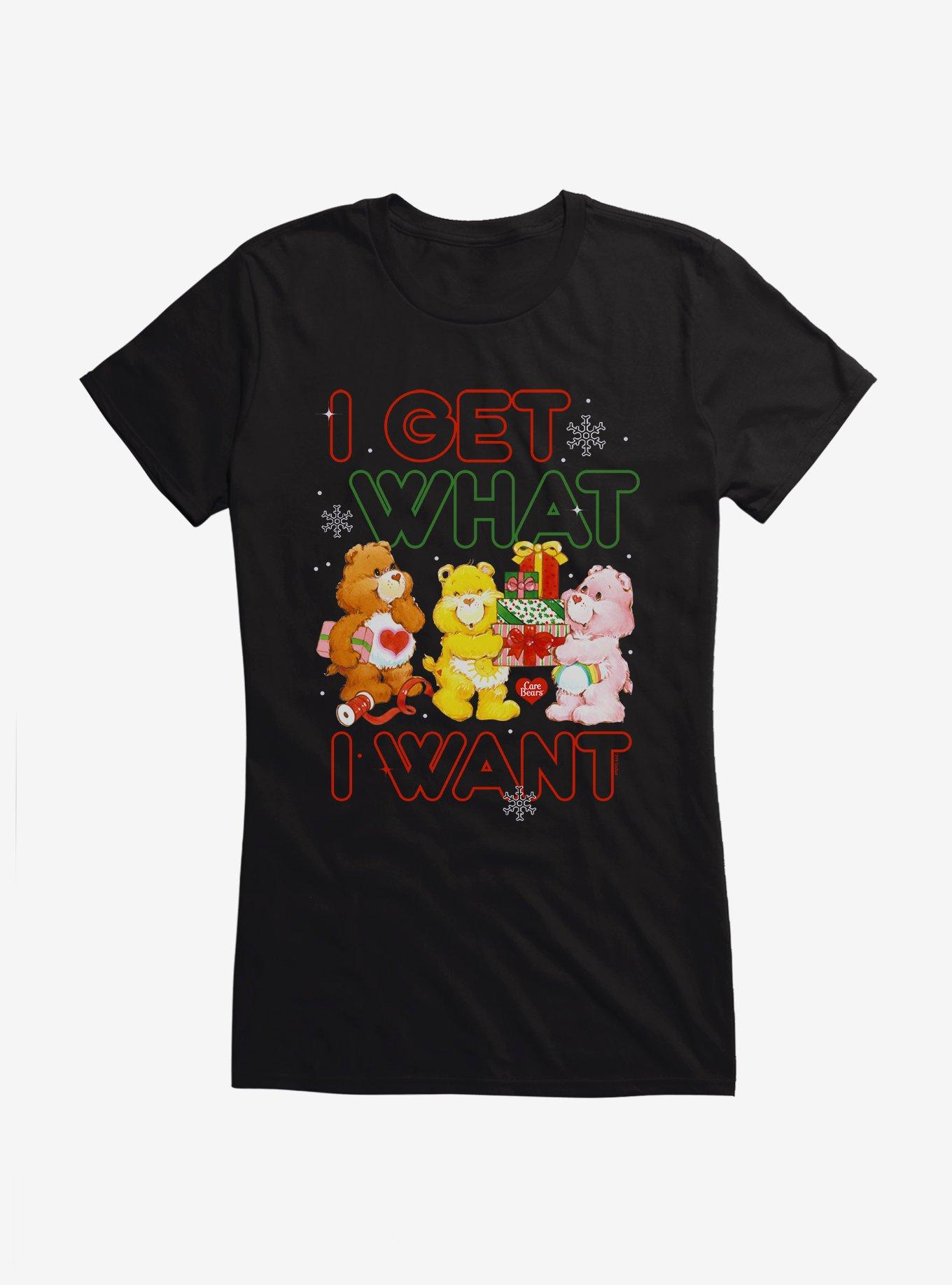 Care Bears I Get What I Want Girls T-Shirt, BLACK, hi-res