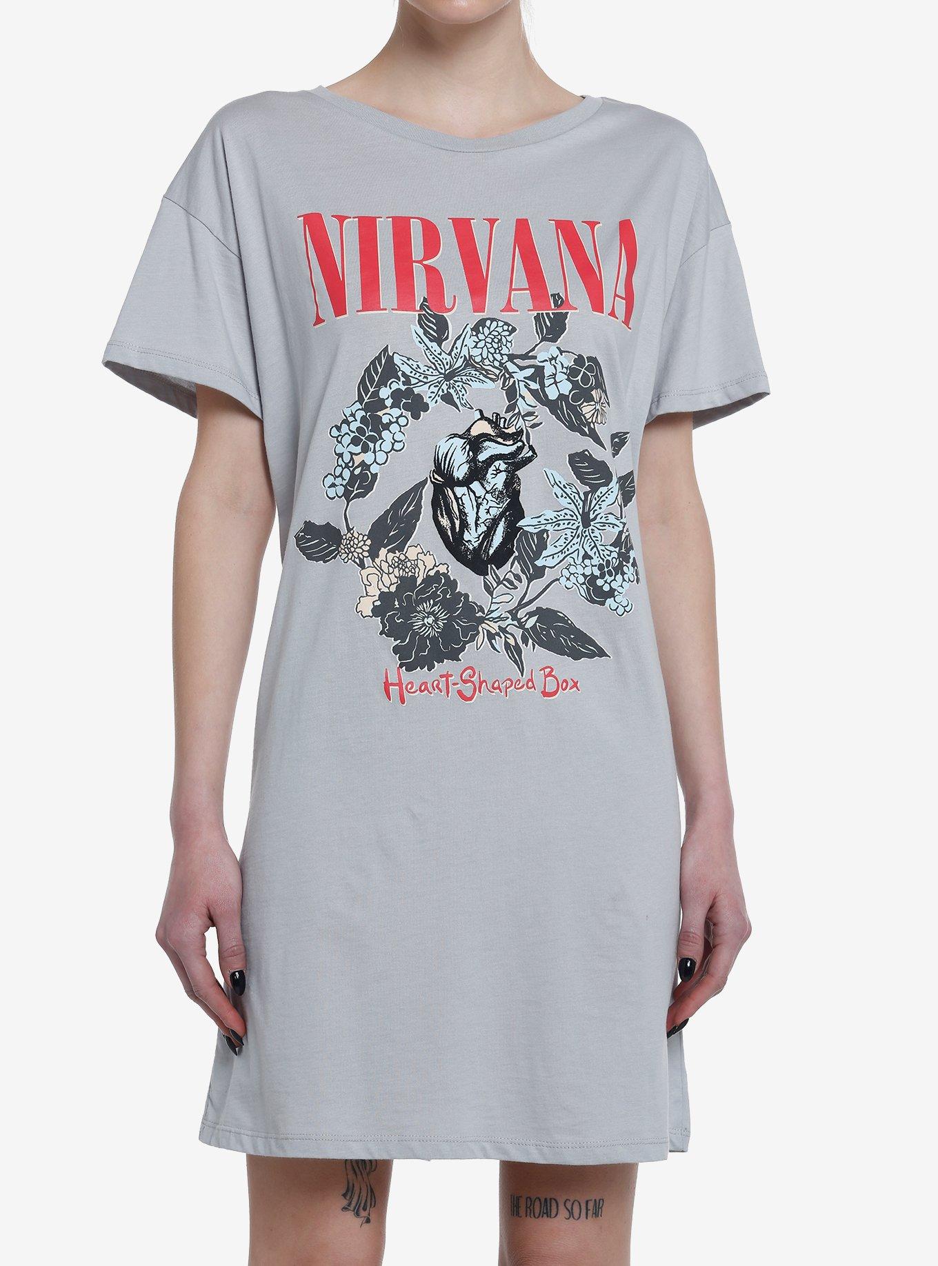 Nirvana License Graphic T-Shirt Dress