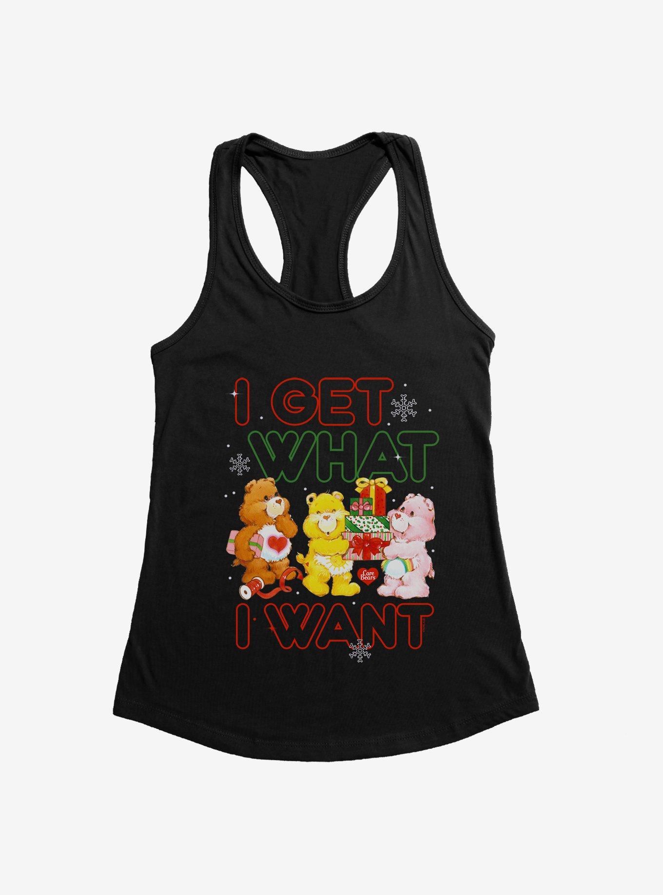 Care Bears I Get What I Want Girls Tank, BLACK, hi-res