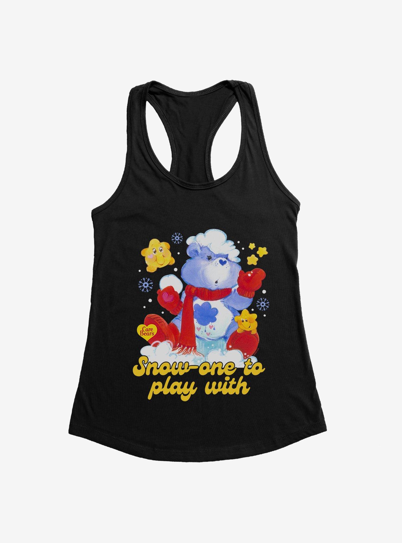 Care Bears Snow-one To Play With Girls Tank, BLACK, hi-res
