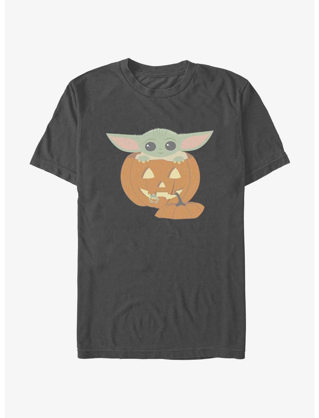 Star Wars The Mandalorian Cutest Pumpkin Grogu T-Shirt, CHARCOAL, hi-res