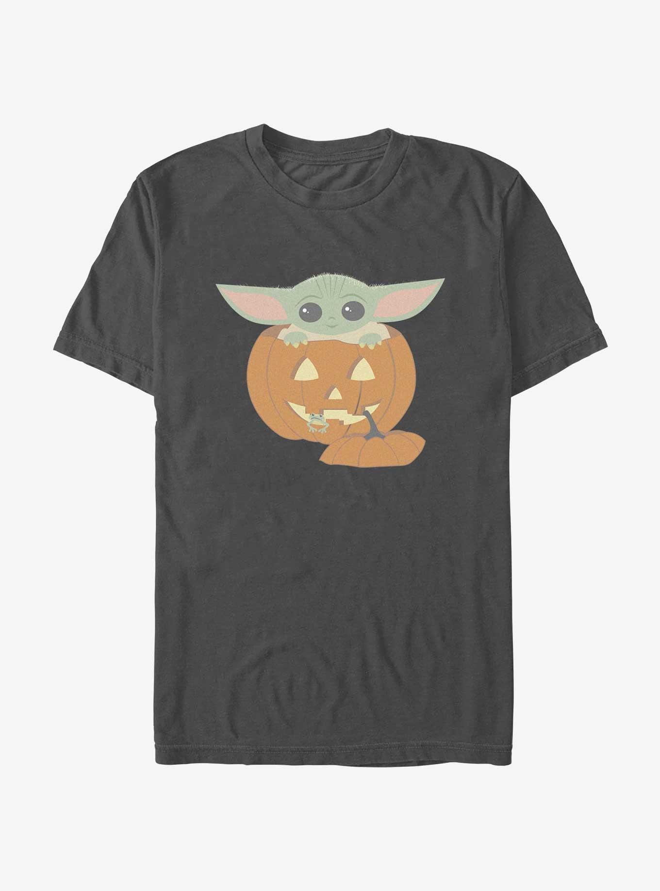 Star Wars The Mandalorian Cutest Pumpkin Grogu T-Shirt, CHARCOAL, hi-res