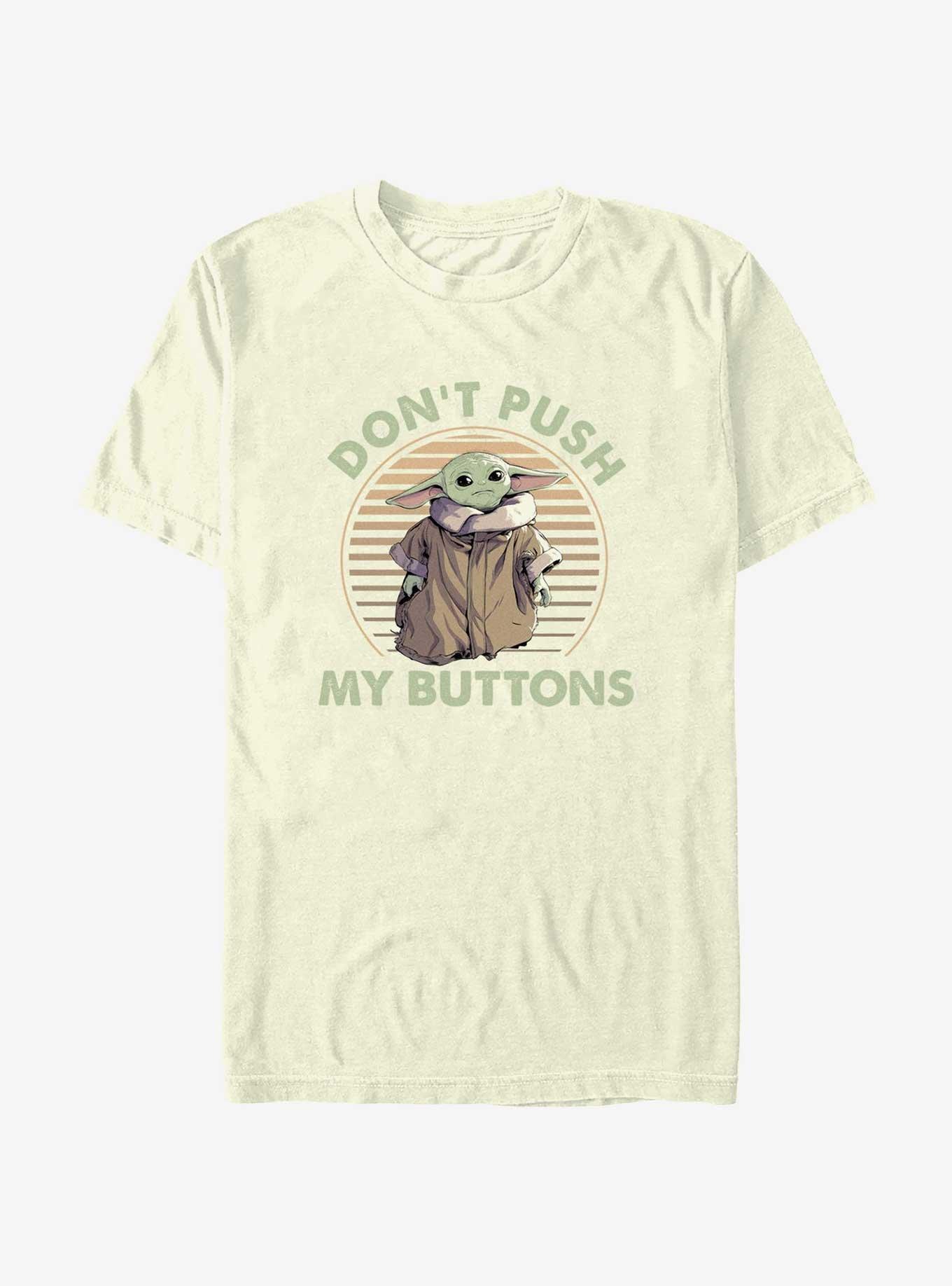 Star Wars The Mandalorian Don't Push My Buttons T-Shirt, , hi-res