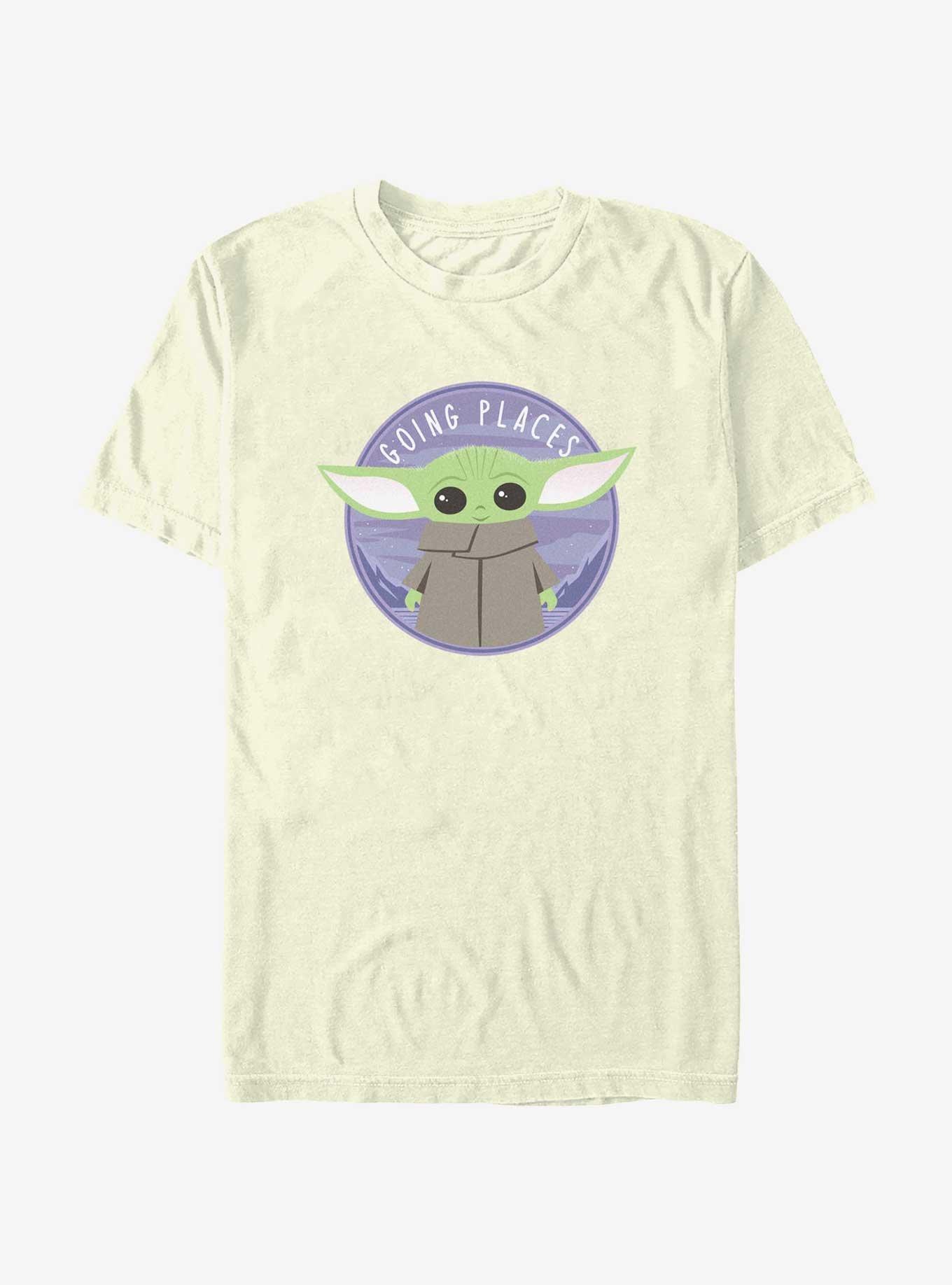Star Wars The Mandalorian Grogu Going Places T-Shirt, NATURAL, hi-res