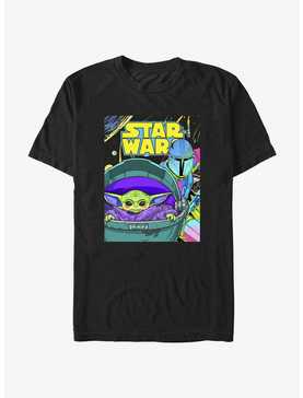 Star Wars The Mandalorian Psychedelic Poster T-Shirt, , hi-res