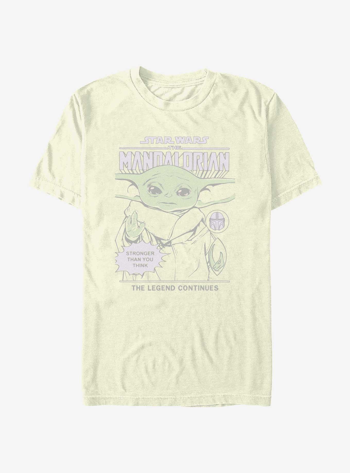 Star Wars The Mandalorian Grogu The Legend T-Shirt, NATURAL, hi-res