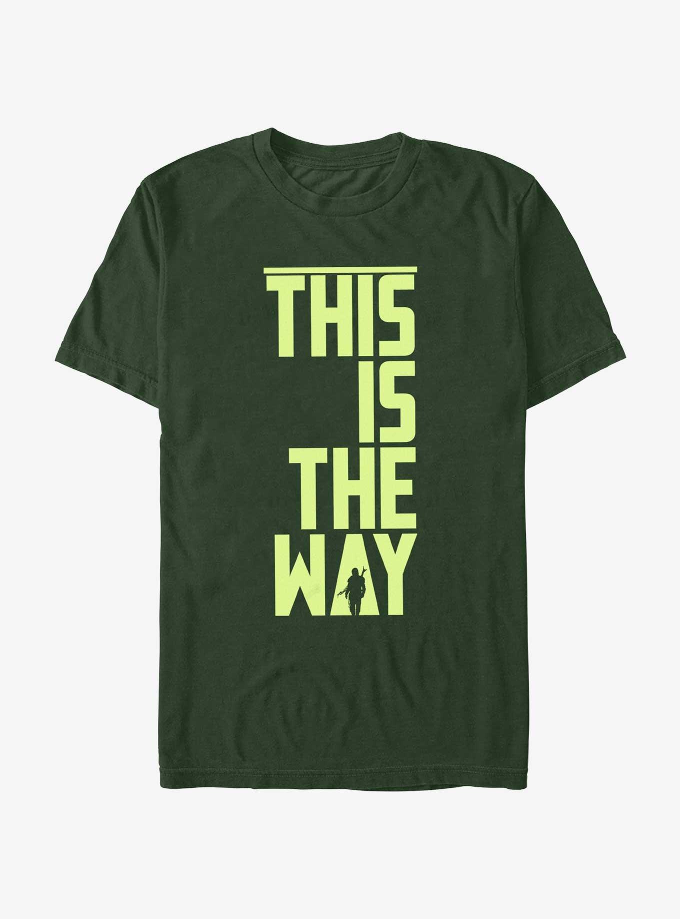 Star Wars The Mandalorian This Is The Way Extra Soft T-Shirt, FOREST GRN, hi-res