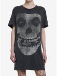 The Misfits Fiend Skull T-Shirt Dress, BLACK, hi-res