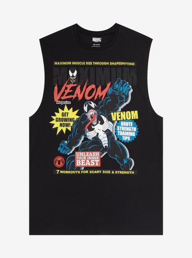 VENOM Graphic Vintage Loose Tanktop - Black – LÝFT