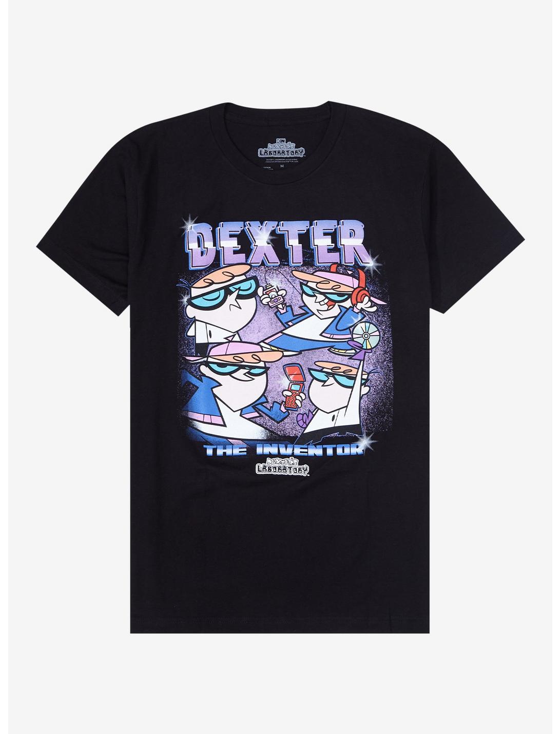 Dexter's Laboratory Dexter the Inventor Retro T-Shirt - BoxLunch Exclusive, BLACK, hi-res