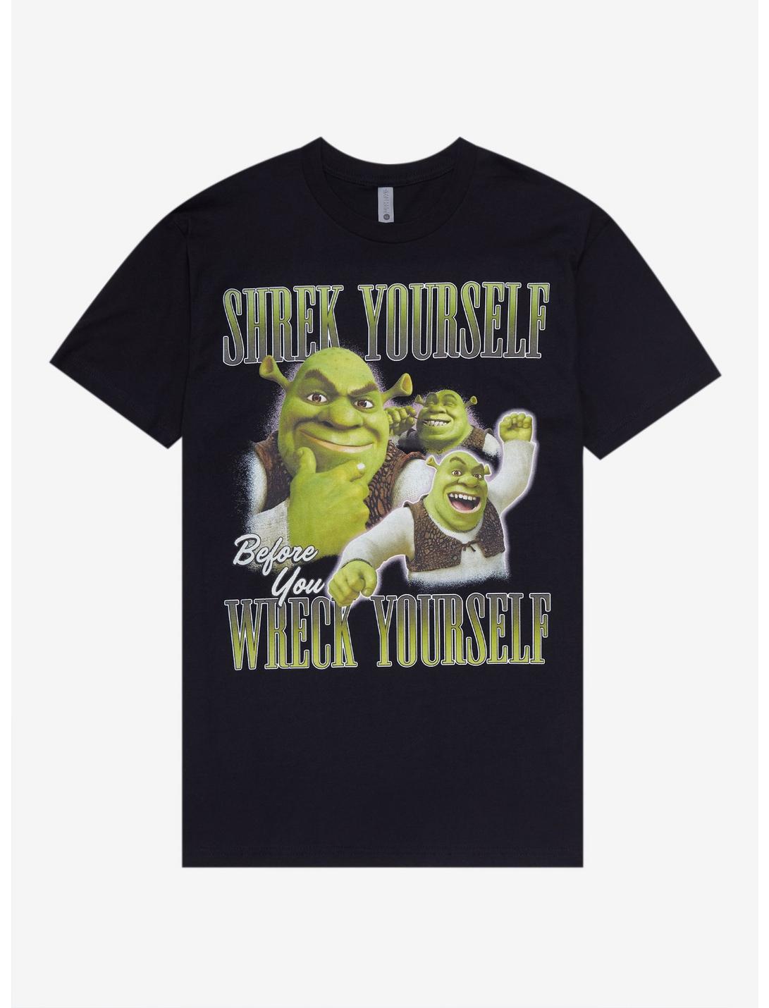 Shrek Retro Shrek Yourself T-Shirt - BoxLunch Exclusive, BLACK, hi-res