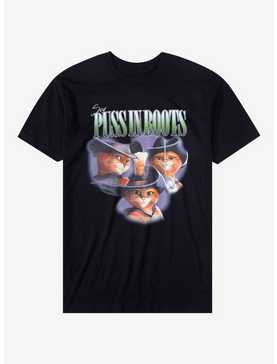Puss in Boots Retro Portrait T-Shirt - BoxLunch Exclusive, , hi-res