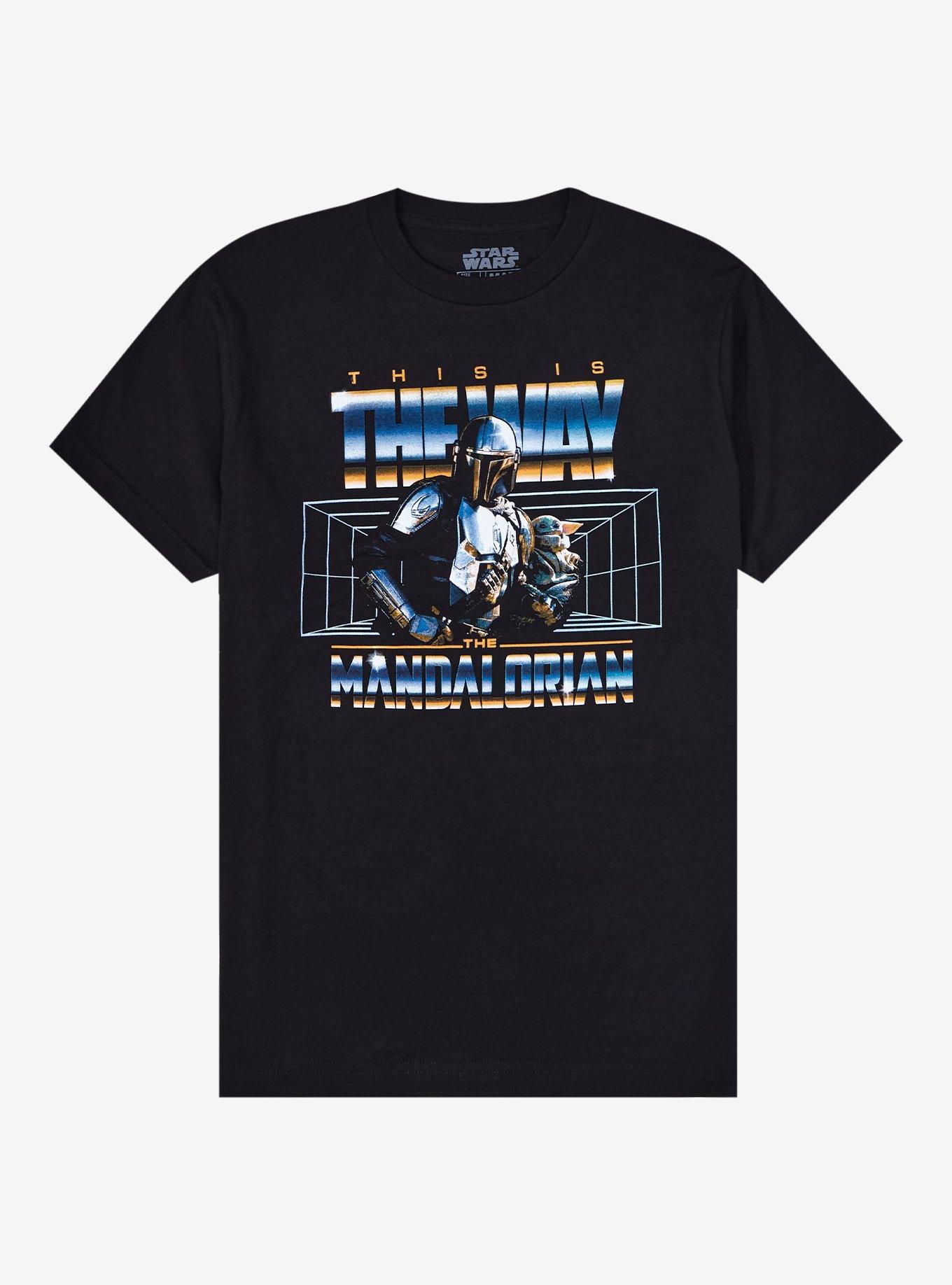 Star Wars The Mandalorian This is the Way Retro Chrome T-Shirt - BoxLunch Exclusive