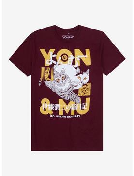 Junji Ito’s Cat Diary Yon & Mu Portrait T-Shirt - BoxLunch Exclusive, , hi-res