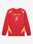 DC Comics The Flash Colorblock Panel Long Sleeve T-Shirt - BoxLunch Exclusive, RED, hi-res