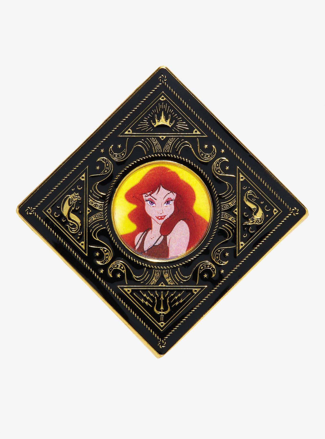 Loungefly Disney The Little Mermaid Ursula & Vanessa Lenticular Enamel Pin - BoxLunch Exclusive, , hi-res