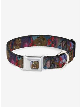 Disney Beauty And The Beast Roses Seatbelt Buckle Dog Collar, , hi-res