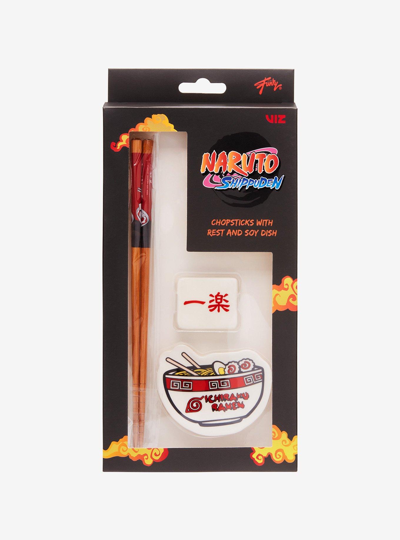 Naruto Shippuden Chopsticks with Rest and Soy Sauce Dish, , hi-res