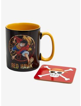 One Piece Monkey D. Luffy Red Hawk Heat Change Mug and Coaster Set, , hi-res