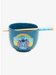 Disney Lilo & Stitch Rainbow Ramen Bowl with Chopsticks, , hi-res