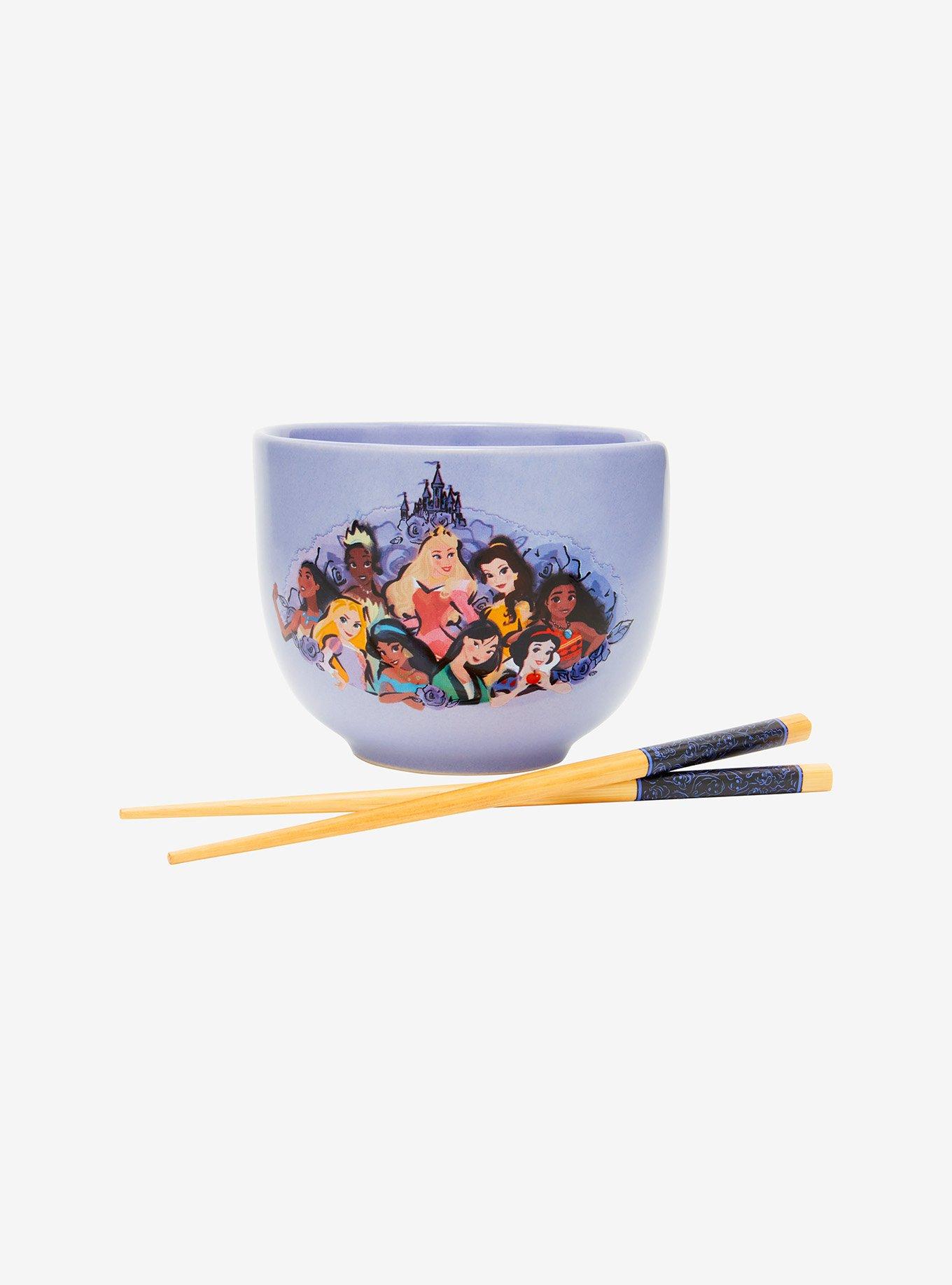 Disney Princesses Portrait Ramen Bowl with Chopsticks, , hi-res