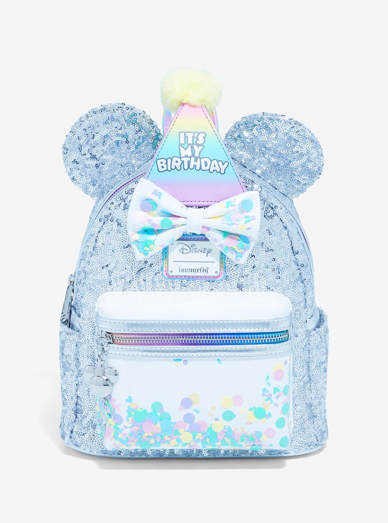 Loungefly Disney Mickey Mouse Ears Birthday Hat Mini Backpack, , hi-res