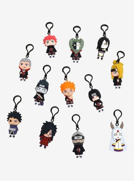 Naruto Shippuden Characters Blind Bag Figural Bag Clip | BoxLunch